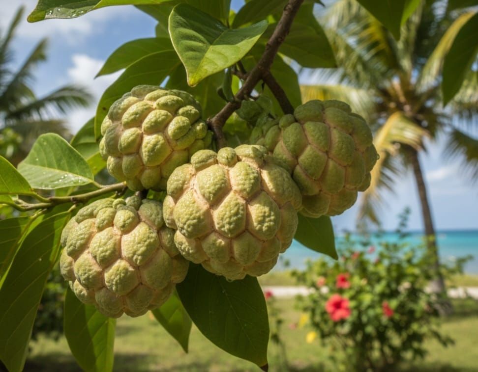 Fresh Sweetsop tropical fruit – IslandFruitGuide
