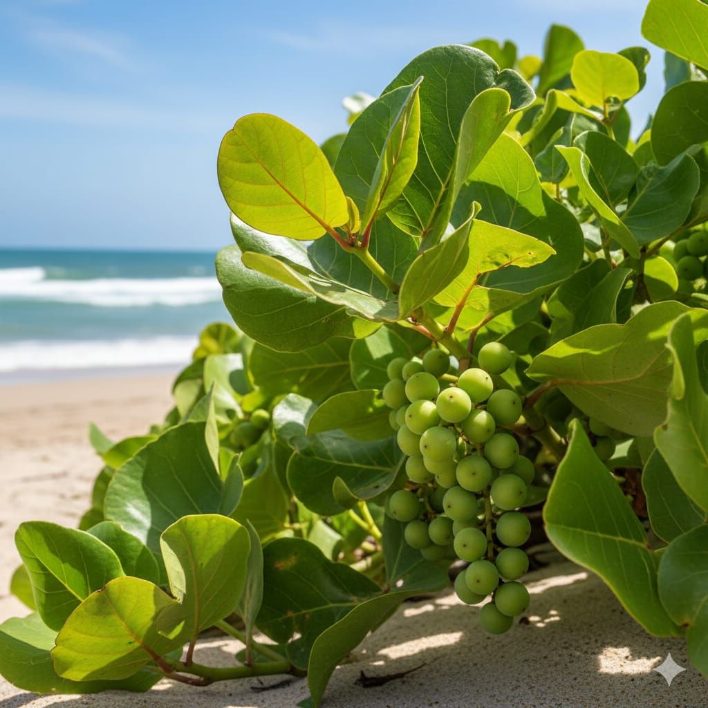 Fresh Sea Grape tropical fruit – IslandFruitGuide